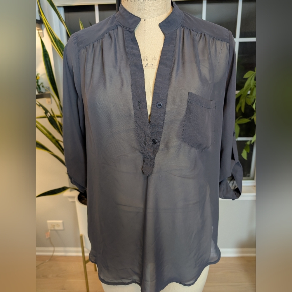 Maurices Charcoal Women's Blouse, XL